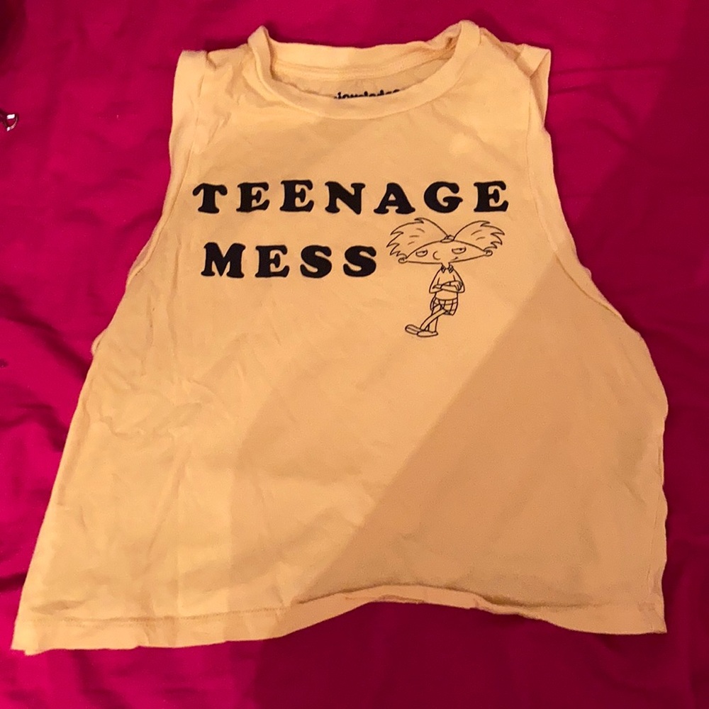 Teenage Mess graphic top